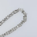 LOUIS VUITTON Chain Shoulder Strap metal 23.2"" Silver LV Auth 150646-9
