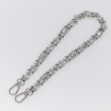 LOUIS VUITTON Chain Shoulder Strap metal 23.6"" Silver LV Auth 150647 - 0