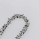 LOUIS VUITTON Chain Shoulder Strap metal 23.6"" Silver LV Auth 150647-5