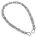 LOUIS VUITTON Chain Shoulder Strap metal 23.6"" Silver LV Auth 150648-1