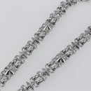 LOUIS VUITTON Chain Shoulder Strap metal 23.6"" Silver LV Auth 150648-4