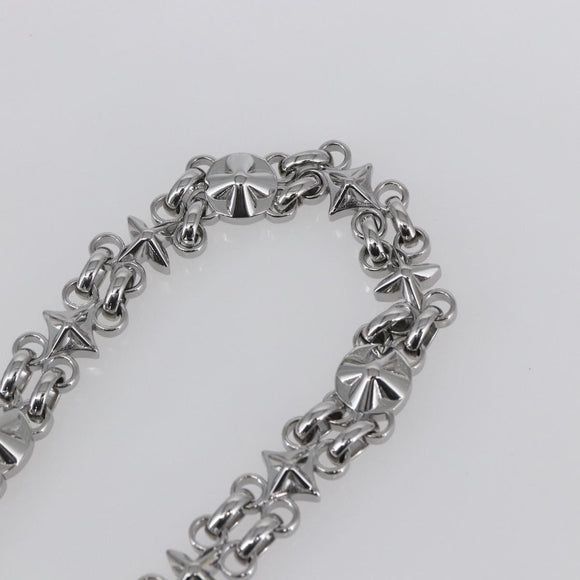 LOUIS VUITTON Chain Shoulder Strap metal 23.6"" Silver LV Auth 150648