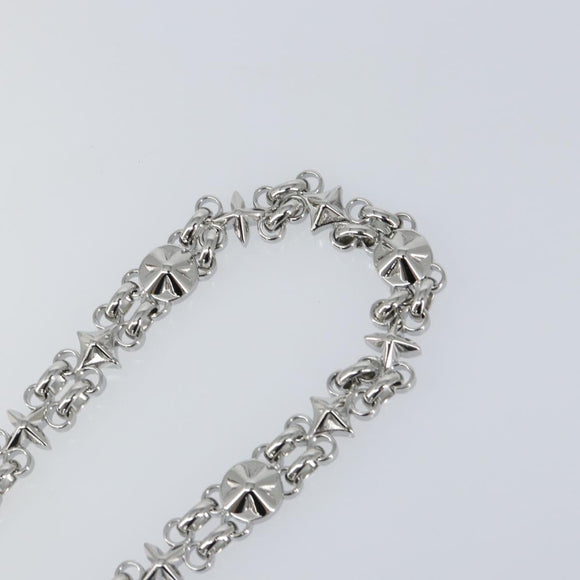 LOUIS VUITTON Chain Shoulder Strap metal 23.2"" Silver LV Auth 150649