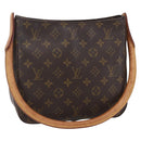 LOUIS VUITTON Monogram Looping MM Shoulder Bag M51146 LV Auth 150653-1