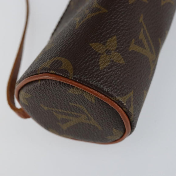 LOUIS VUITTON Monogram Papillon Pouch LV Auth 150657