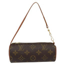 LOUIS VUITTON Monogram Papillon Pouch LV Auth 150657-13