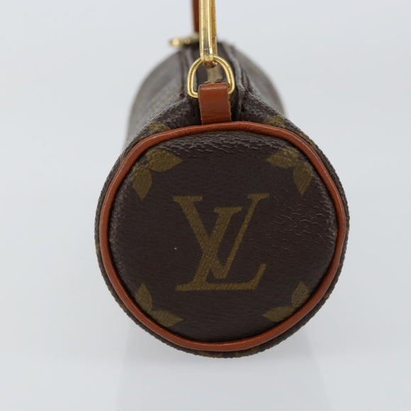 LOUIS VUITTON Monogram Papillon Pouch LV Auth 150657