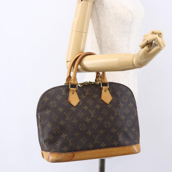 LOUIS VUITTON Monogram Alma Hand Bag M51130 LV Auth 150661