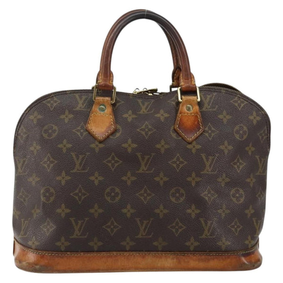 LOUIS VUITTON Monogram Alma Hand Bag M51130 LV Auth 150664