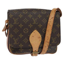 LOUIS VUITTON Monogram Cartouchiere MM Shoulder Bag M51253 LV Auth 150668-1