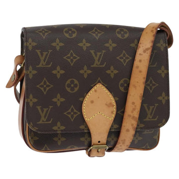 LOUIS VUITTON Monogram Cartouchiere MM Shoulder Bag M51253 LV Auth 150668