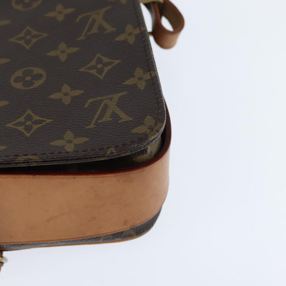 LOUIS VUITTON Monogram Cartouchiere MM Shoulder Bag M51253 LV Auth 150668