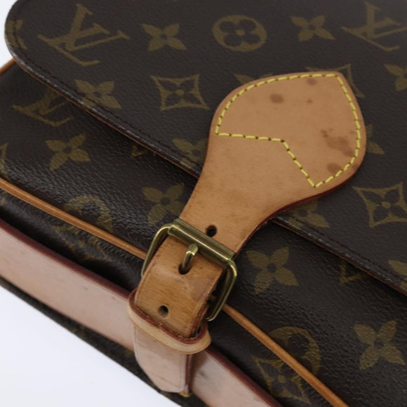 LOUIS VUITTON Monogram Cartouchiere MM Shoulder Bag M51253 LV Auth 150668