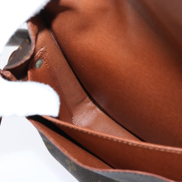 LOUIS VUITTON Monogram Cartouchiere MM Shoulder Bag M51253 LV Auth 150668