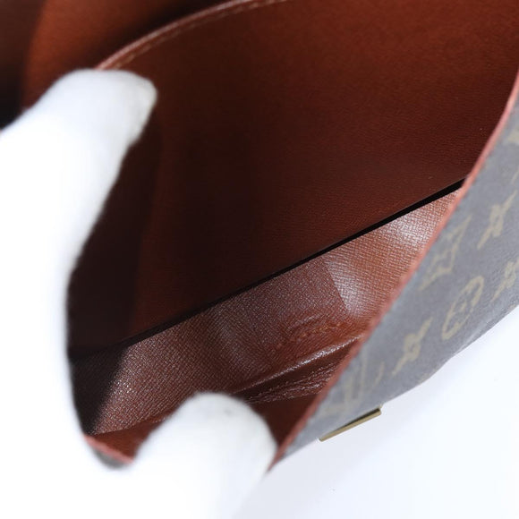 LOUIS VUITTON Monogram Cartouchiere MM Shoulder Bag M51253 LV Auth 150668