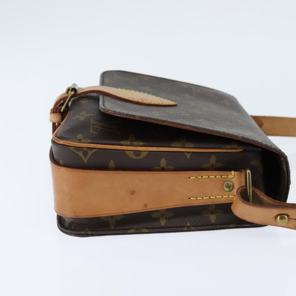 LOUIS VUITTON Monogram Cartouchiere MM Shoulder Bag M51253 LV Auth 150668