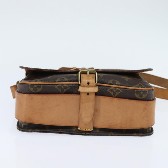 LOUIS VUITTON Monogram Cartouchiere MM Shoulder Bag M51253 LV Auth 150668