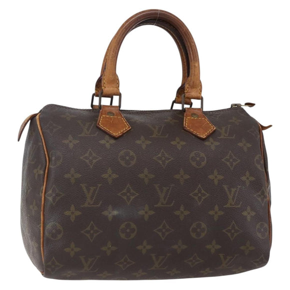 LOUIS VUITTON Monogram Speedy 25 Hand Bag M41528 LV Auth 150678