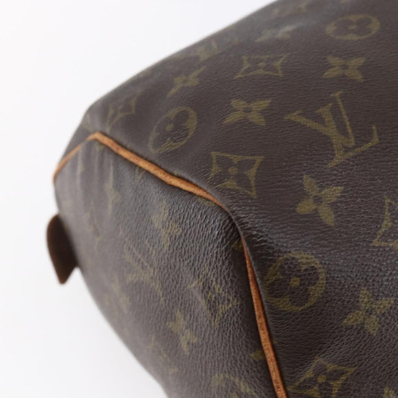 LOUIS VUITTON Monogram Speedy 25 Hand Bag M41528 LV Auth 150678
