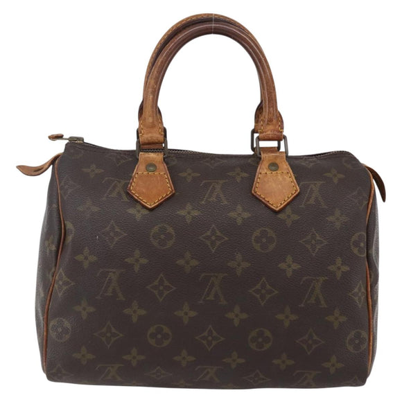 LOUIS VUITTON Monogram Speedy 25 Hand Bag M41528 LV Auth 150678