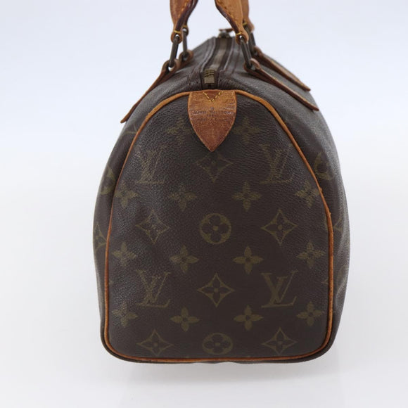 LOUIS VUITTON Monogram Speedy 25 Hand Bag M41528 LV Auth 150678