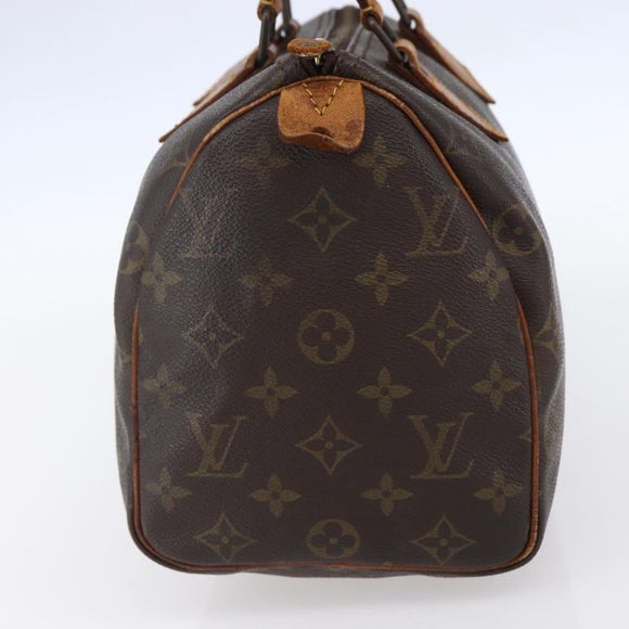 LOUIS VUITTON Monogram Speedy 25 Hand Bag M41528 LV Auth 150678