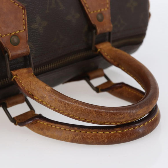 LOUIS VUITTON Monogram Speedy 25 Hand Bag M41528 LV Auth 150678