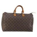 LOUIS VUITTON Monogram Speedy 40 Hand Bag M41522 LV Auth 150685-1
