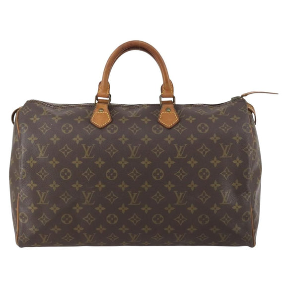 LOUIS VUITTON Monogram Speedy 40 Hand Bag M41522 LV Auth 150685