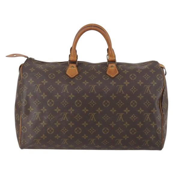 LOUIS VUITTON Monogram Speedy 40 Hand Bag M41522 LV Auth 150685