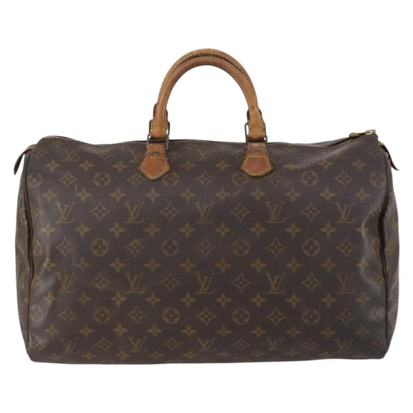 LOUIS VUITTON Monogram Speedy 40 Hand Bag M41522 LV Auth 150686