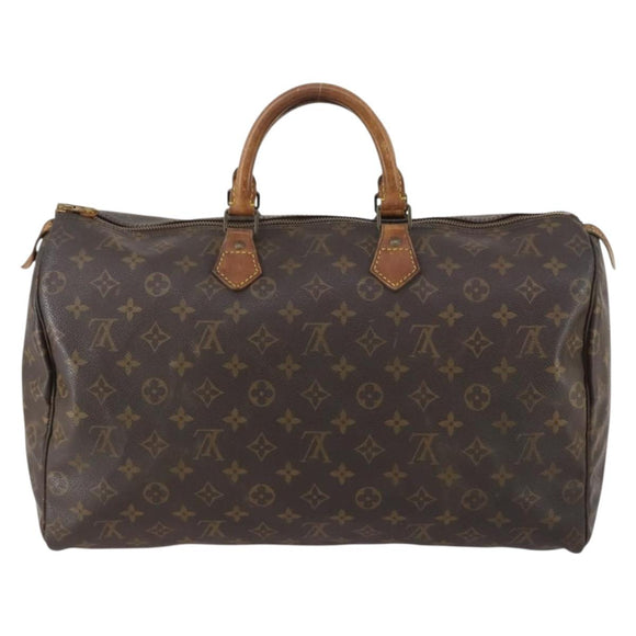 LOUIS VUITTON Monogram Speedy 40 Hand Bag M41522 LV Auth 150686