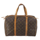 LOUIS VUITTON Monogram Sac Souple 35 Boston Bag M41626 LV Auth 150687-13