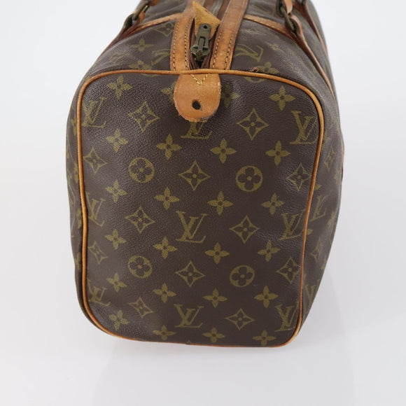 LOUIS VUITTON Monogram Sac Souple 35 Boston Bag M41626 LV Auth 150687