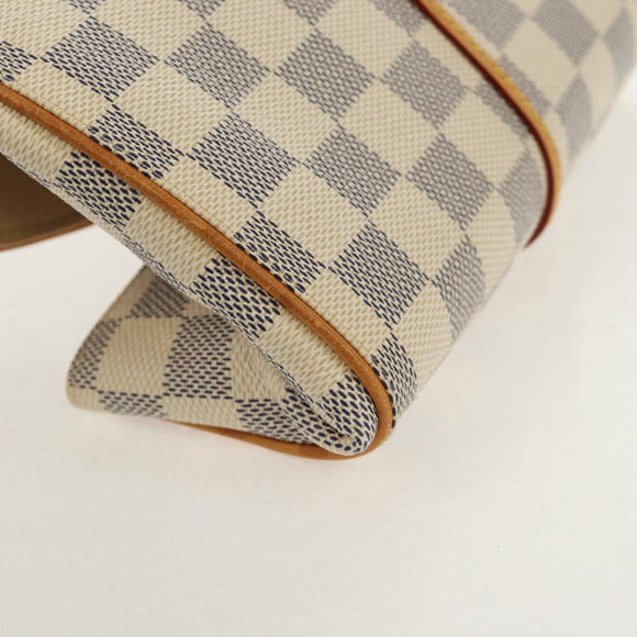 LOUIS VUITTON Damier Azur Trousse Bijoux Priable Pouch N41421 LV Auth 150695V