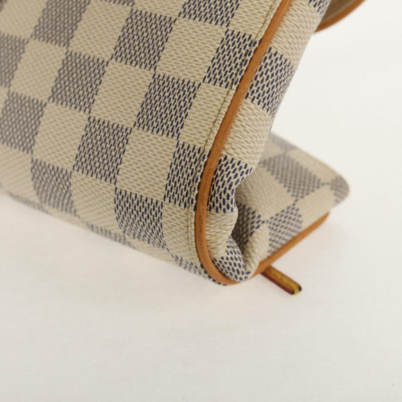 LOUIS VUITTON Damier Azur Trousse Bijoux Priable Pouch N41421 LV Auth 150695V