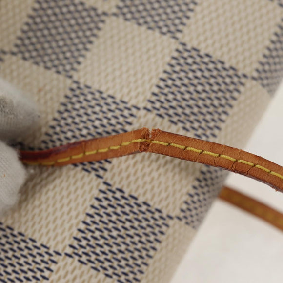 LOUIS VUITTON Damier Azur Trousse Bijoux Priable Pouch N41421 LV Auth 150695V