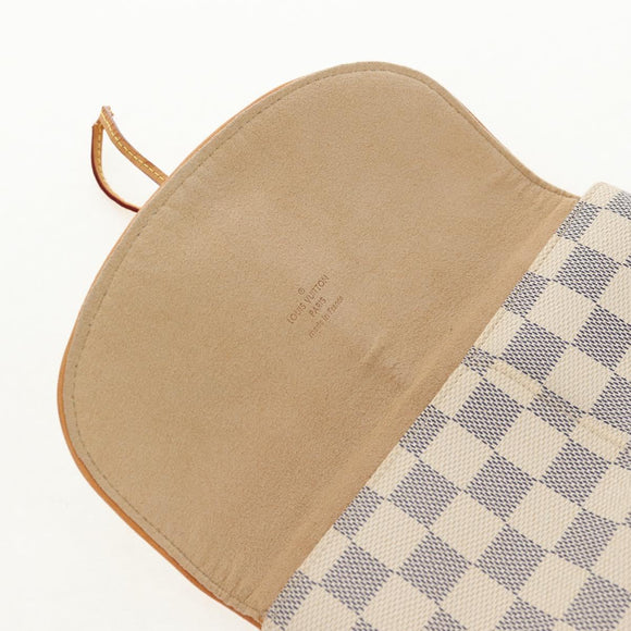 LOUIS VUITTON Damier Azur Trousse Bijoux Priable Pouch N41421 LV Auth 150695V