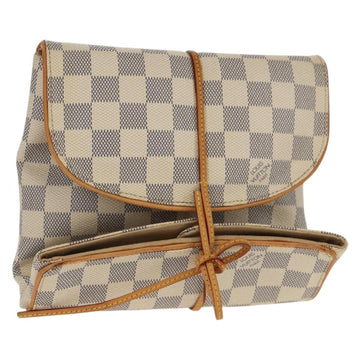 LOUIS VUITTON Damier Azur Trousse Bijoux Priable Pouch N41421 LV Auth 150695V