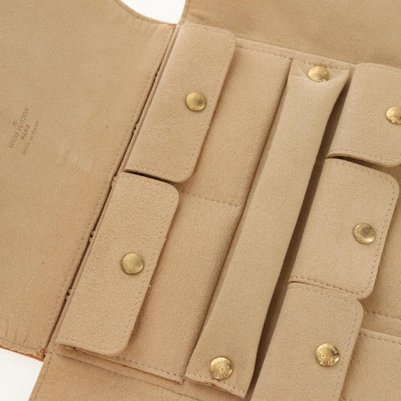 LOUIS VUITTON Damier Azur Trousse Bijoux Priable Pouch N41421 LV Auth 150695V