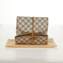 LOUIS VUITTON Damier Azur Trousse Bijoux Priable Pouch N41421 LV Auth 150695V-12