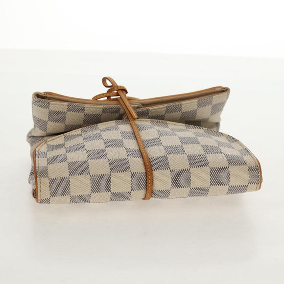 LOUIS VUITTON Damier Azur Trousse Bijoux Priable Pouch N41421 LV Auth 150695V