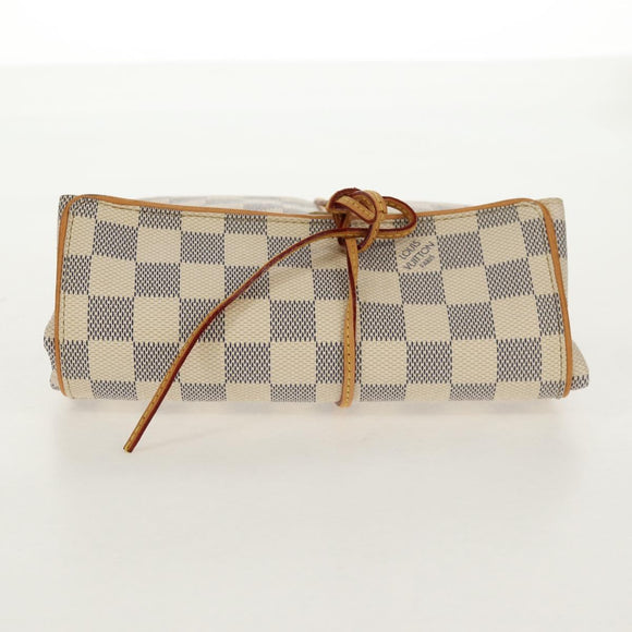 LOUIS VUITTON Damier Azur Trousse Bijoux Priable Pouch N41421 LV Auth 150695V