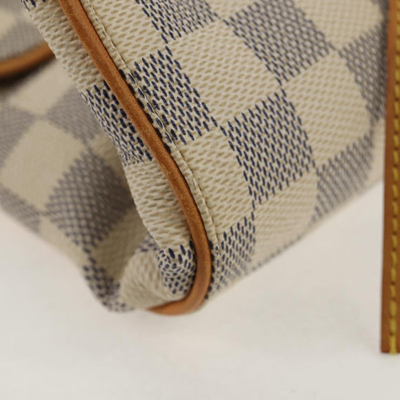 LOUIS VUITTON Damier Azur Trousse Bijoux Priable Pouch N41421 LV Auth 150695V