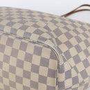 LOUIS VUITTON Damier Azur Neverfull MM Tote Bag N41605 LV Auth 150697-15