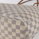 LOUIS VUITTON Damier Azur Neverfull MM Tote Bag N41605 LV Auth 150697-17
