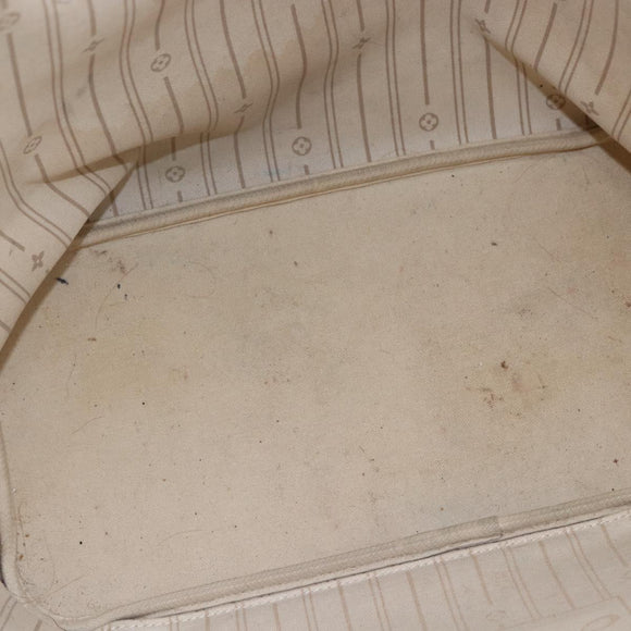 LOUIS VUITTON Damier Azur Neverfull MM Tote Bag N41605 LV Auth 150697