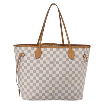 LOUIS VUITTON Damier Azur Neverfull MM Tote Bag N41605 LV Auth 150697 - 0