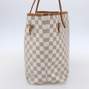 LOUIS VUITTON Damier Azur Neverfull MM Tote Bag N41605 LV Auth 150697-3