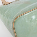 LOUIS VUITTON Monogram Vernis Houston Hand Bag Baby Blue M91005 LV Auth 150700-15